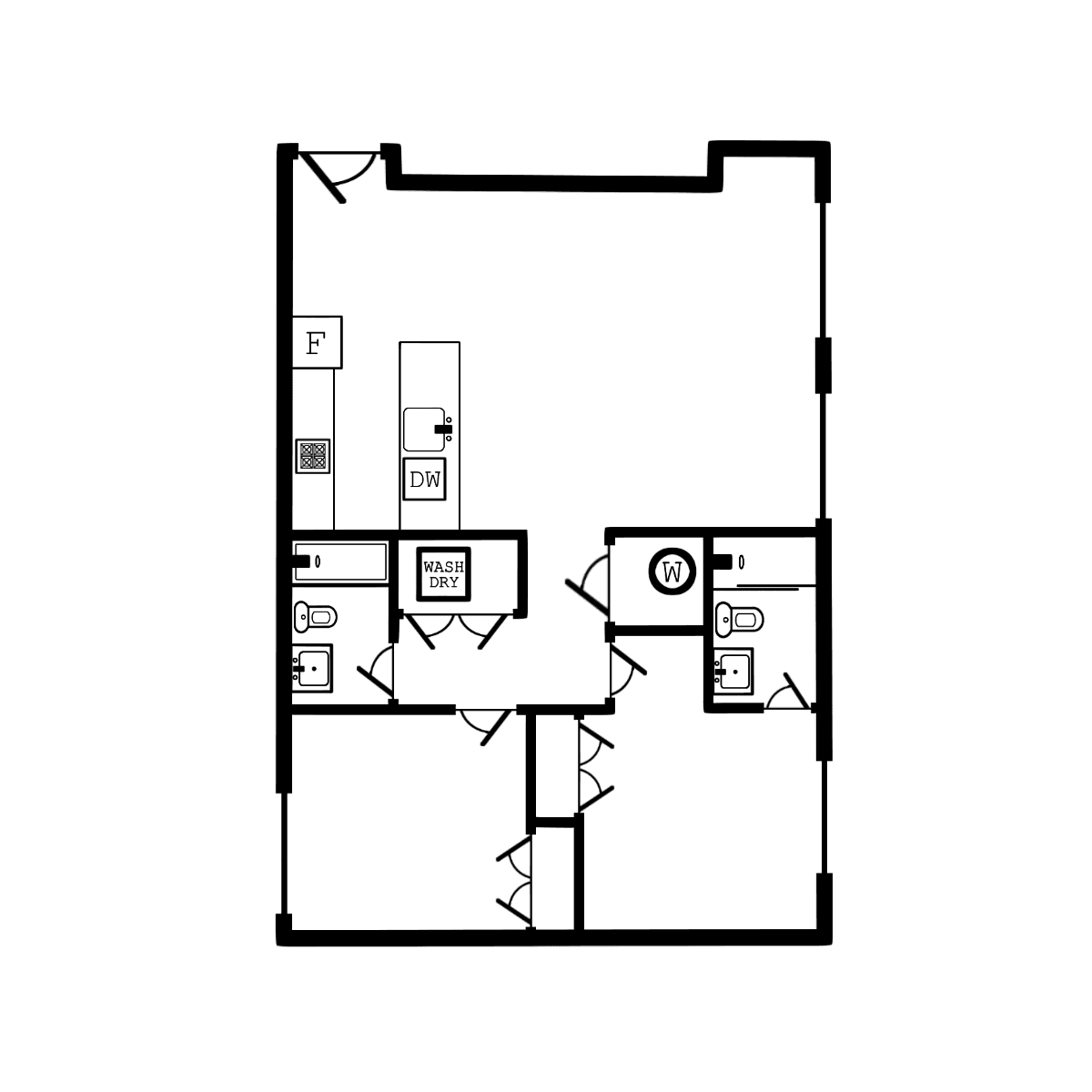 The One floor plan