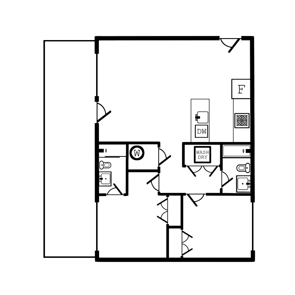 The Pair floor plan